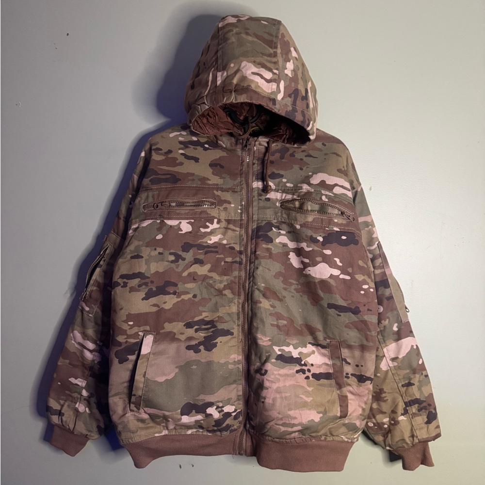 Camouflage Men’s Hooded Jacket (S)